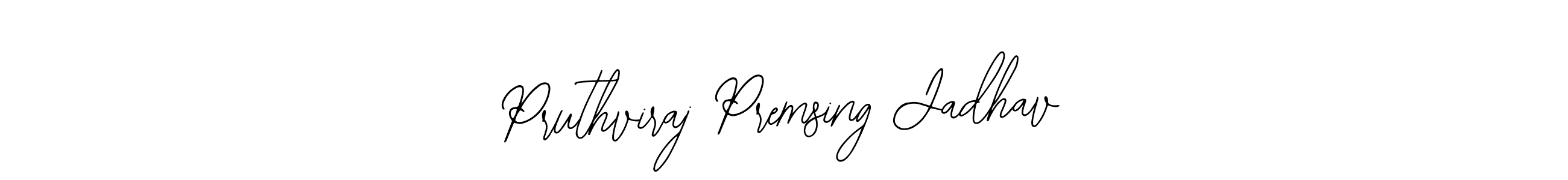 Pruthviraj Premsing Jadhav stylish signature style. Best Handwritten Sign (Bearetta-2O07w) for my name. Handwritten Signature Collection Ideas for my name Pruthviraj Premsing Jadhav. Pruthviraj Premsing Jadhav signature style 12 images and pictures png
