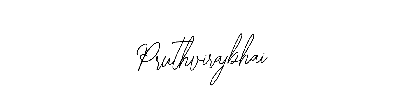 The best way (Bearetta-2O07w) to make a short signature is to pick only two or three words in your name. The name Pruthvirajbhai include a total of six letters. For converting this name. Pruthvirajbhai signature style 12 images and pictures png
