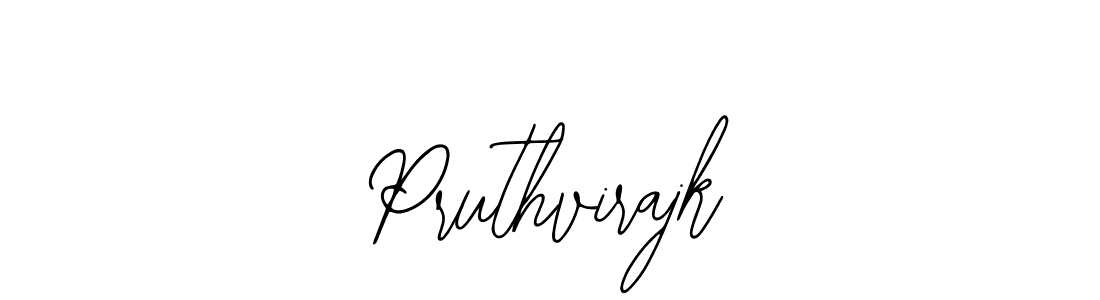 Pruthvirajk stylish signature style. Best Handwritten Sign (Bearetta-2O07w) for my name. Handwritten Signature Collection Ideas for my name Pruthvirajk. Pruthvirajk signature style 12 images and pictures png
