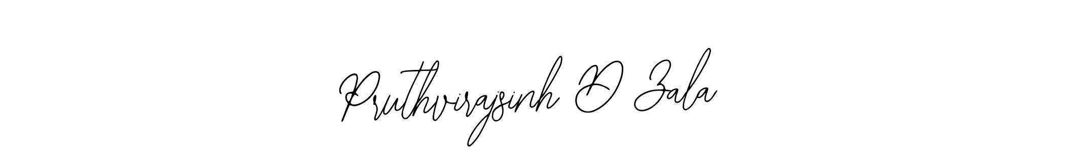 Use a signature maker to create a handwritten signature online. With this signature software, you can design (Bearetta-2O07w) your own signature for name Pruthvirajsinh D Zala. Pruthvirajsinh D Zala signature style 12 images and pictures png