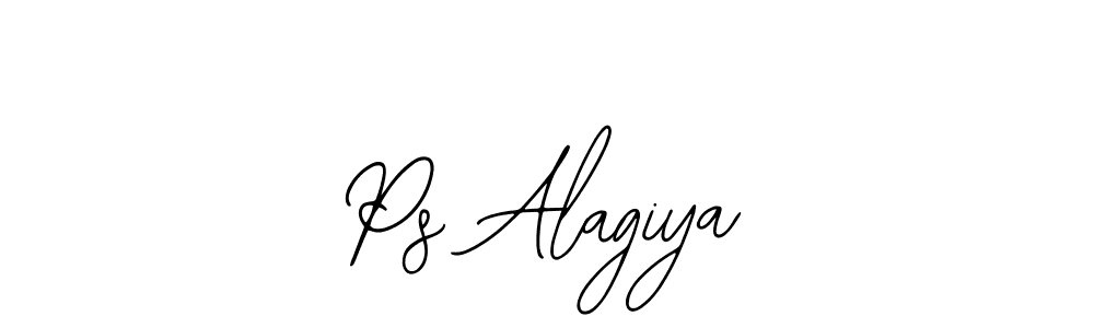 if you are searching for the best signature style for your name Ps Alagiya. so please give up your signature search. here we have designed multiple signature styles  using Bearetta-2O07w. Ps Alagiya signature style 12 images and pictures png