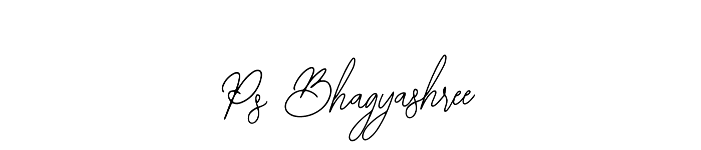 The best way (Bearetta-2O07w) to make a short signature is to pick only two or three words in your name. The name Ps Bhagyashree include a total of six letters. For converting this name. Ps Bhagyashree signature style 12 images and pictures png