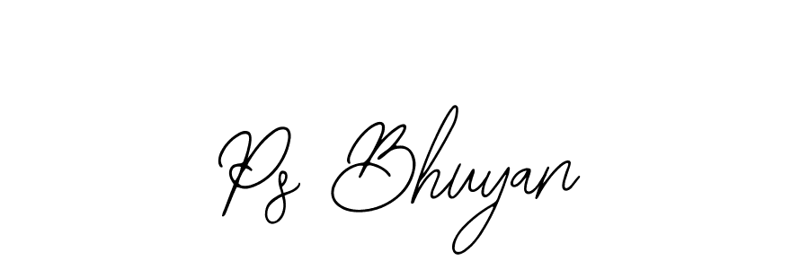 Make a beautiful signature design for name Ps Bhuyan. With this signature (Bearetta-2O07w) style, you can create a handwritten signature for free. Ps Bhuyan signature style 12 images and pictures png