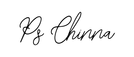 Get inspired by this graceful Bearetta-2O07w signature style for name Ps Chinna. Smooth loops and balanced proportions for everyday use. Ps Chinna signature style 12 images and pictures png