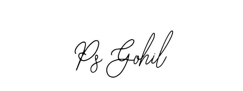 How to make Ps Gohil signature? Bearetta-2O07w is a professional autograph style. Create handwritten signature for Ps Gohil name. Ps Gohil signature style 12 images and pictures png
