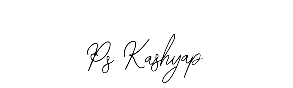 Also You can easily find your signature by using the search form. We will create Ps Kashyap name handwritten signature images for you free of cost using Bearetta-2O07w sign style. Ps Kashyap signature style 12 images and pictures png