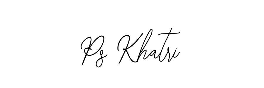 How to Draw Ps Khatri signature style? Bearetta-2O07w is a latest design signature styles for name Ps Khatri. Ps Khatri signature style 12 images and pictures png