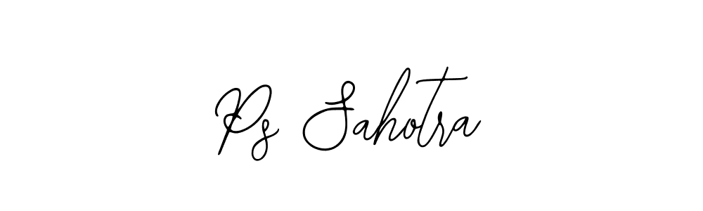 Make a beautiful signature design for name Ps Sahotra. With this signature (Bearetta-2O07w) style, you can create a handwritten signature for free. Ps Sahotra signature style 12 images and pictures png