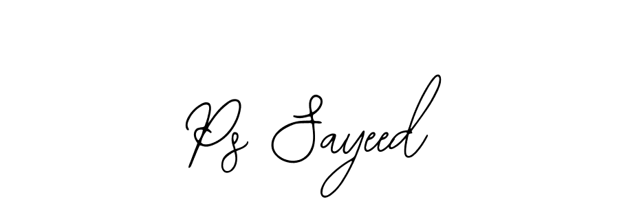 This is the best signature style for the Ps Sayeed name. Also you like these signature font (Bearetta-2O07w). Mix name signature. Ps Sayeed signature style 12 images and pictures png