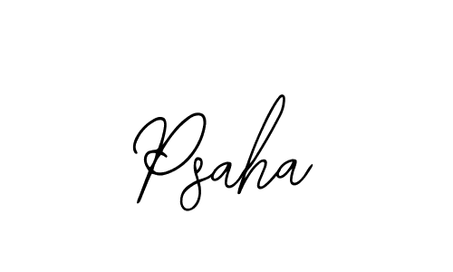 Psaha stylish signature style. Best Handwritten Sign (Bearetta-2O07w) for my name. Handwritten Signature Collection Ideas for my name Psaha. Psaha signature style 12 images and pictures png