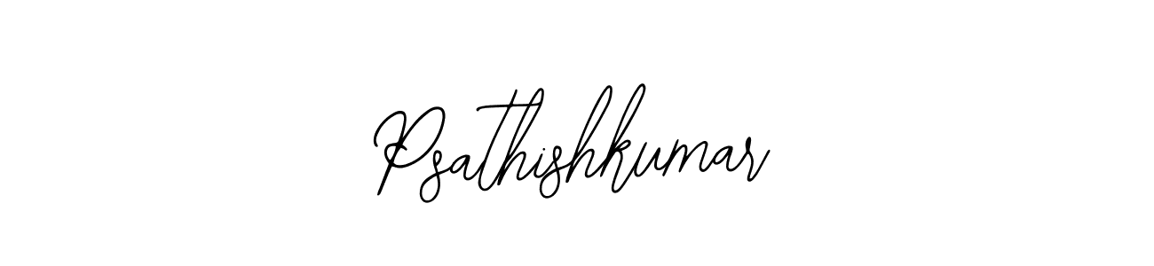 How to make Psathishkumar signature? Bearetta-2O07w is a professional autograph style. Create handwritten signature for Psathishkumar name. Psathishkumar signature style 12 images and pictures png