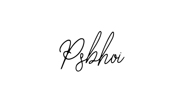 if you are searching for the best signature style for your name Psbhoi. so please give up your signature search. here we have designed multiple signature styles  using Bearetta-2O07w. Psbhoi signature style 12 images and pictures png
