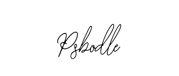 Also You can easily find your signature by using the search form. We will create Psbodle name handwritten signature images for you free of cost using Bearetta-2O07w sign style. Psbodle signature style 12 images and pictures png