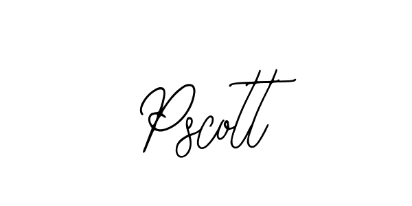 Make a beautiful signature design for name Pscott. With this signature (Bearetta-2O07w) style, you can create a handwritten signature for free. Pscott signature style 12 images and pictures png