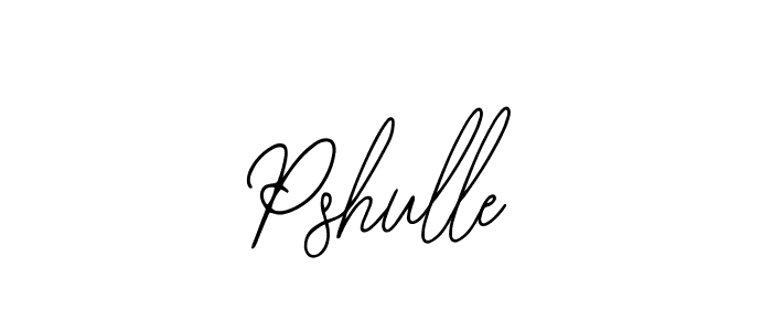 Best and Professional Signature Style for Pshulle. Bearetta-2O07w Best Signature Style Collection. Pshulle signature style 12 images and pictures png