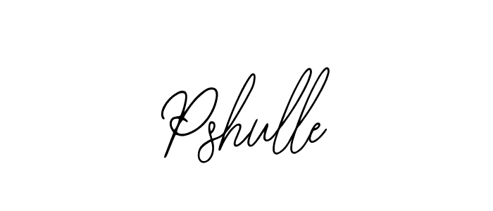 It looks lik you need a new signature style for name Pshulle. Design unique handwritten (Bearetta-2O07w) signature with our free signature maker in just a few clicks. Pshulle signature style 12 images and pictures png