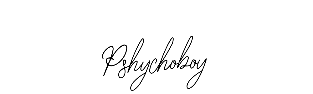 How to make Pshychoboy name signature. Use Bearetta-2O07w style for creating short signs online. This is the latest handwritten sign. Pshychoboy signature style 12 images and pictures png