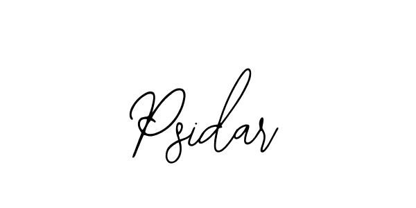 Use a signature maker to create a handwritten signature online. With this signature software, you can design (Bearetta-2O07w) your own signature for name Psidar. Psidar signature style 12 images and pictures png