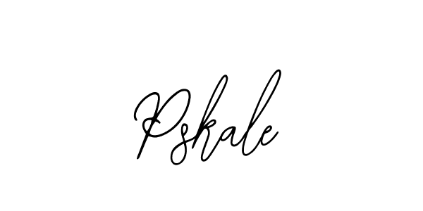 Use a signature maker to create a handwritten signature online. With this signature software, you can design (Bearetta-2O07w) your own signature for name Pskale. Pskale signature style 12 images and pictures png