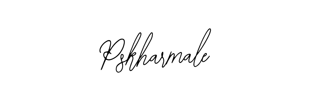 Make a beautiful signature design for name Pskharmale. With this signature (Bearetta-2O07w) style, you can create a handwritten signature for free. Pskharmale signature style 12 images and pictures png