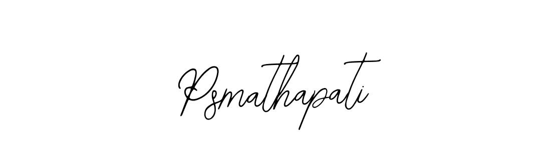 Create a beautiful signature design for name Psmathapati. With this signature (Bearetta-2O07w) fonts, you can make a handwritten signature for free. Psmathapati signature style 12 images and pictures png