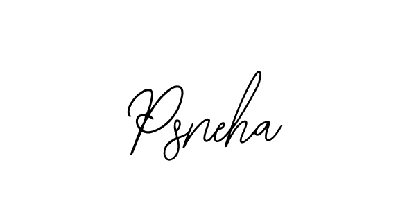 if you are searching for the best signature style for your name Psneha. so please give up your signature search. here we have designed multiple signature styles  using Bearetta-2O07w. Psneha signature style 12 images and pictures png