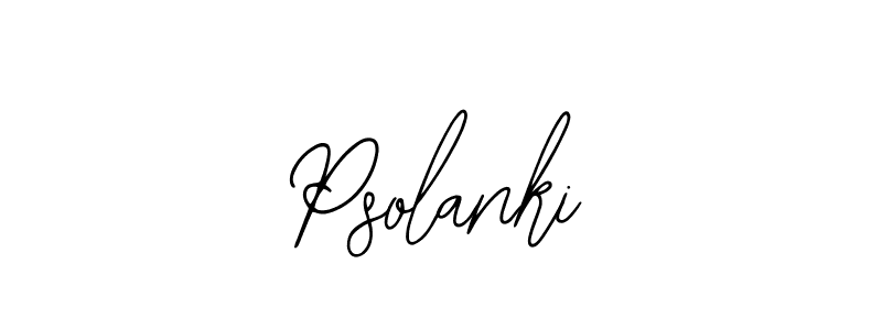 Check out images of Autograph of Psolanki name. Actor Psolanki Signature Style. Bearetta-2O07w is a professional sign style online. Psolanki signature style 12 images and pictures png