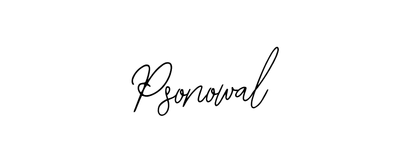 Make a beautiful signature design for name Psonowal. Use this online signature maker to create a handwritten signature for free. Psonowal signature style 12 images and pictures png