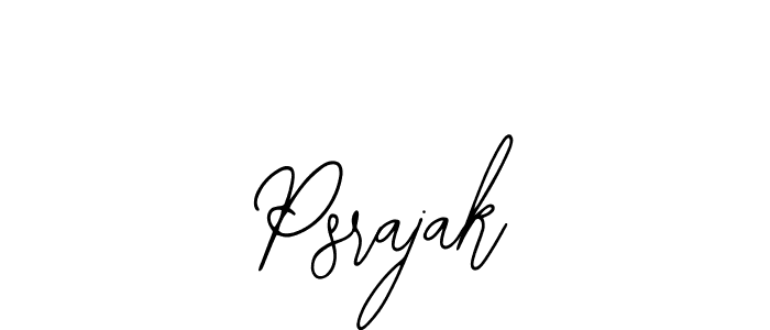 Bearetta-2O07w is a professional signature style that is perfect for those who want to add a touch of class to their signature. It is also a great choice for those who want to make their signature more unique. Get Psrajak name to fancy signature for free. Psrajak signature style 12 images and pictures png