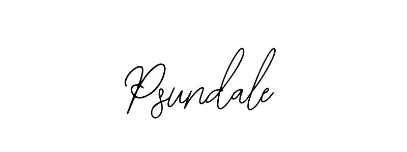 Also we have Psundale name is the best signature style. Create professional handwritten signature collection using Bearetta-2O07w autograph style. Psundale signature style 12 images and pictures png