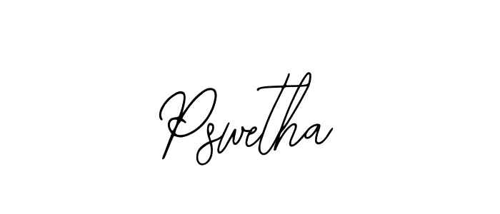 Create a beautiful signature design for name Pswetha. With this signature (Bearetta-2O07w) fonts, you can make a handwritten signature for free. Pswetha signature style 12 images and pictures png