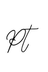 How to Draw Pt signature style? Bearetta-2O07w is a latest design signature styles for name Pt. Pt signature style 12 images and pictures png