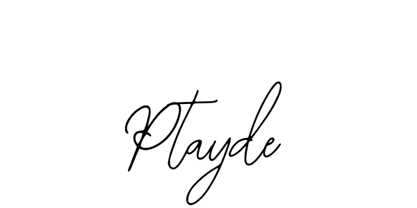 Use a signature maker to create a handwritten signature online. With this signature software, you can design (Bearetta-2O07w) your own signature for name Ptayde. Ptayde signature style 12 images and pictures png
