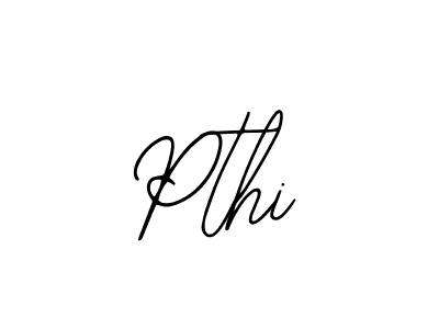 Design your own signature with our free online signature maker. With this signature software, you can create a handwritten (Bearetta-2O07w) signature for name Pthi. Pthi signature style 12 images and pictures png