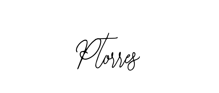 Design your own signature with our free online signature maker. With this signature software, you can create a handwritten (Bearetta-2O07w) signature for name Ptorres. Ptorres signature style 12 images and pictures png