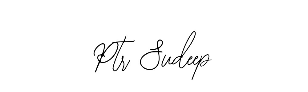 Make a beautiful signature design for name Ptr Sudeep. With this signature (Bearetta-2O07w) style, you can create a handwritten signature for free. Ptr Sudeep signature style 12 images and pictures png