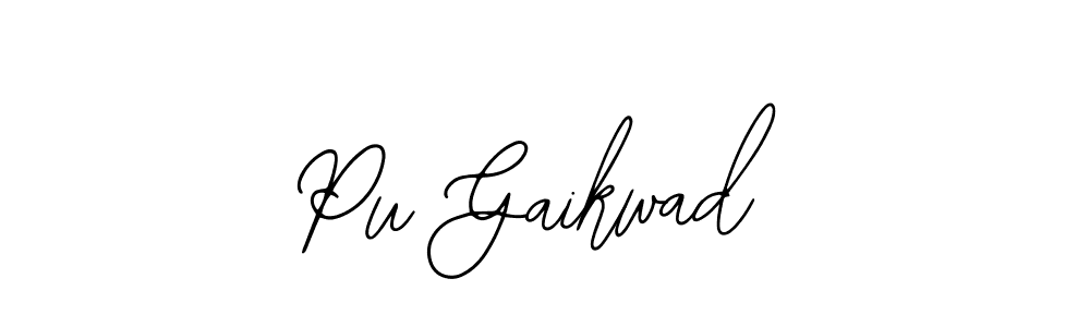 See photos of Pu Gaikwad official signature by Spectra . Check more albums & portfolios. Read reviews & check more about Bearetta-2O07w font. Pu Gaikwad signature style 12 images and pictures png