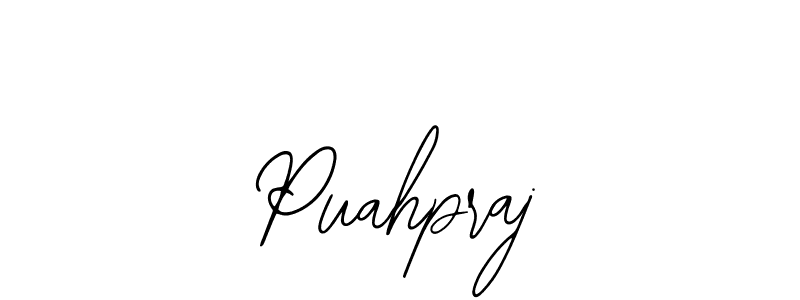 Puahpraj stylish signature style. Best Handwritten Sign (Bearetta-2O07w) for my name. Handwritten Signature Collection Ideas for my name Puahpraj. Puahpraj signature style 12 images and pictures png