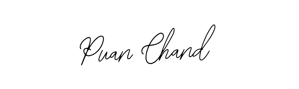 Similarly Bearetta-2O07w is the best handwritten signature design. Signature creator online .You can use it as an online autograph creator for name Puan Chand. Puan Chand signature style 12 images and pictures png