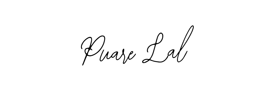 Bearetta-2O07w is a professional signature style that is perfect for those who want to add a touch of class to their signature. It is also a great choice for those who want to make their signature more unique. Get Puare Lal name to fancy signature for free. Puare Lal signature style 12 images and pictures png