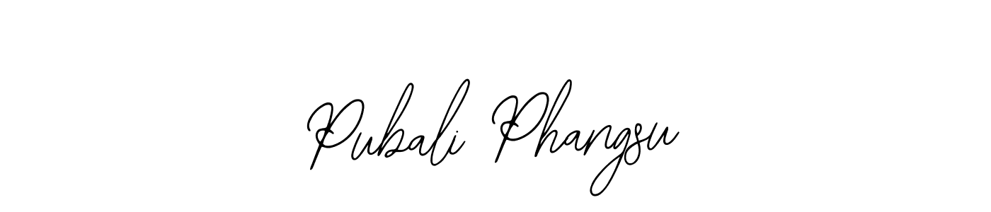 Also we have Pubali Phangsu name is the best signature style. Create professional handwritten signature collection using Bearetta-2O07w autograph style. Pubali Phangsu signature style 12 images and pictures png