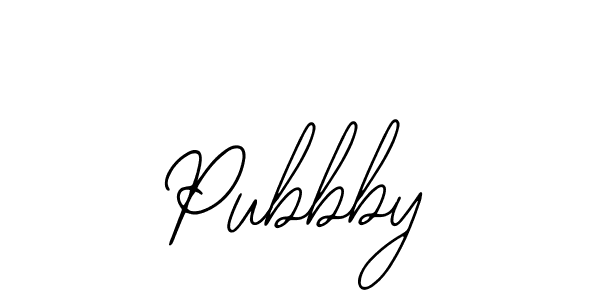 The best way (Bearetta-2O07w) to make a short signature is to pick only two or three words in your name. The name Pubbby include a total of six letters. For converting this name. Pubbby signature style 12 images and pictures png