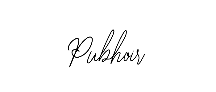 This is the best signature style for the Pubhoir name. Also you like these signature font (Bearetta-2O07w). Mix name signature. Pubhoir signature style 12 images and pictures png