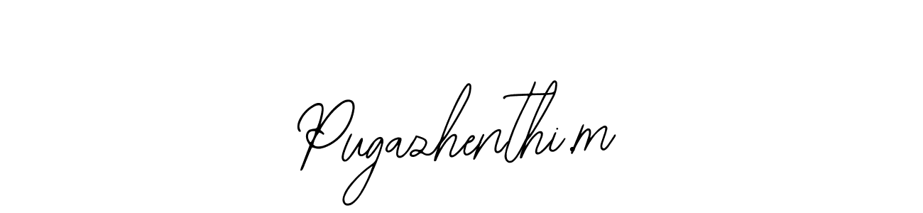 Create a beautiful signature design for name Pugazhenthi.m. With this signature (Bearetta-2O07w) fonts, you can make a handwritten signature for free. Pugazhenthi.m signature style 12 images and pictures png