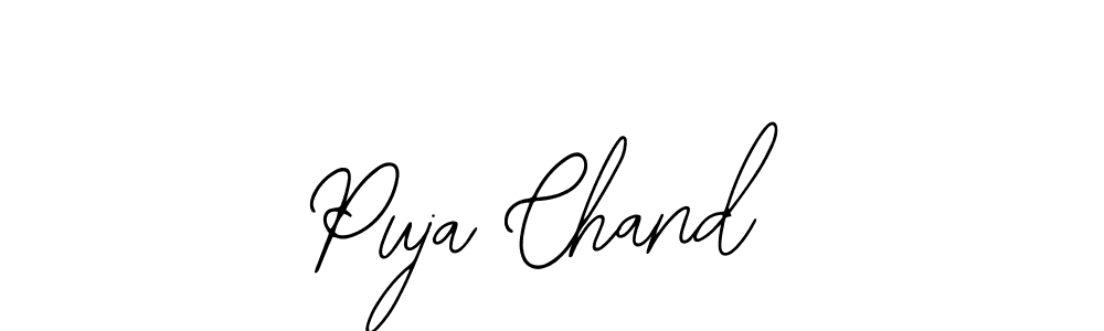 Also You can easily find your signature by using the search form. We will create Puja Chand name handwritten signature images for you free of cost using Bearetta-2O07w sign style. Puja Chand signature style 12 images and pictures png