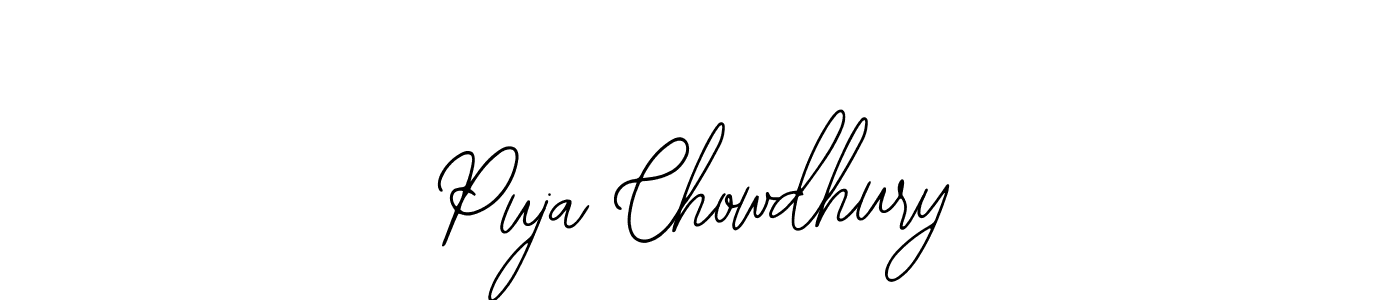 Create a beautiful signature design for name Puja Chowdhury. With this signature (Bearetta-2O07w) fonts, you can make a handwritten signature for free. Puja Chowdhury signature style 12 images and pictures png