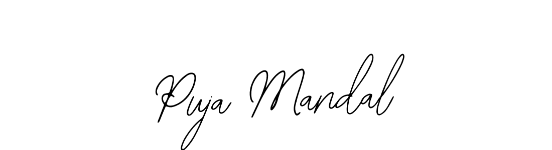 How to make Puja Mandal signature? Bearetta-2O07w is a professional autograph style. Create handwritten signature for Puja Mandal name. Puja Mandal signature style 12 images and pictures png
