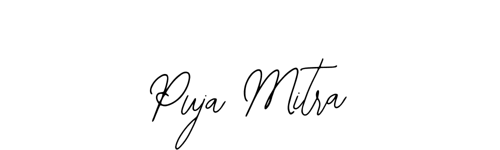 Puja Mitra stylish signature style. Best Handwritten Sign (Bearetta-2O07w) for my name. Handwritten Signature Collection Ideas for my name Puja Mitra. Puja Mitra signature style 12 images and pictures png