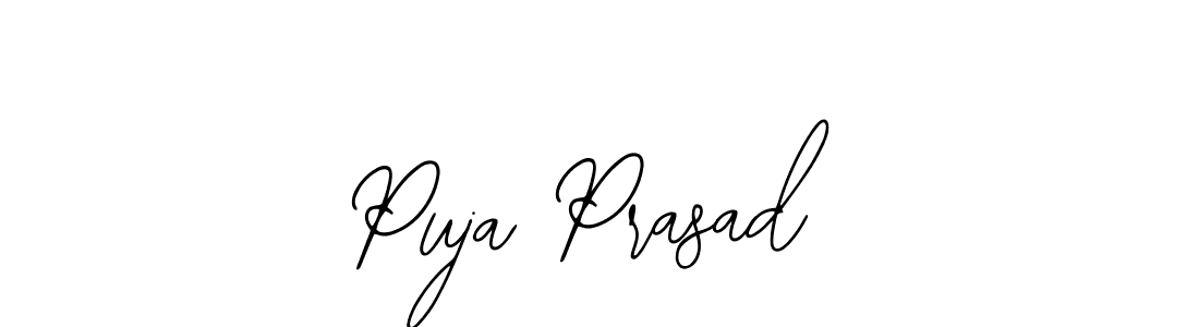 Puja Prasad stylish signature style. Best Handwritten Sign (Bearetta-2O07w) for my name. Handwritten Signature Collection Ideas for my name Puja Prasad. Puja Prasad signature style 12 images and pictures png