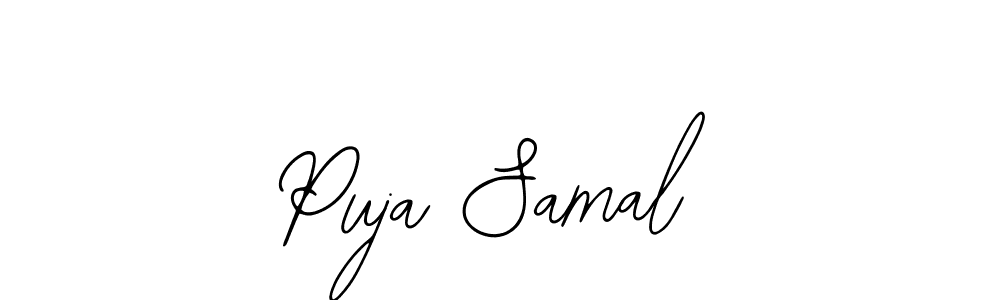 It looks lik you need a new signature style for name Puja Samal. Design unique handwritten (Bearetta-2O07w) signature with our free signature maker in just a few clicks. Puja Samal signature style 12 images and pictures png